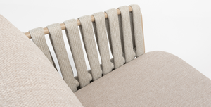 Taste Eva dining tuinstoel rope latte nog slechts 2 stuks - afbeelding 5