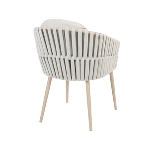 Taste Eva dining tuinstoel rope latte nog slechts 2 stuks - afbeelding 3