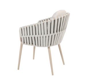 Taste Eva dining tuinstoel rope latte nog slechts 2 stuks - afbeelding 2