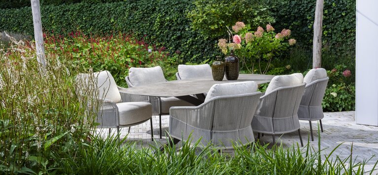 Taste Florence low dining tuinstoel rope - frame terre - afbeelding 7