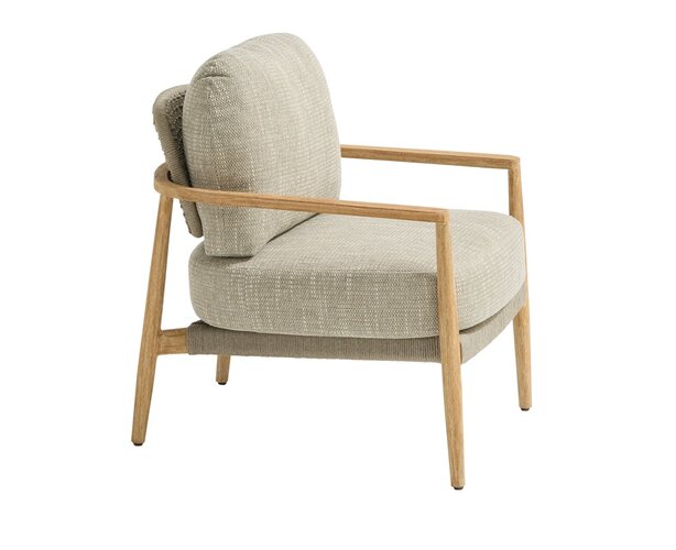 Taste Milou low dining tuinstoel rope - teak  - afbeelding 2