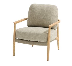 Taste Milou low dining tuinstoel rope - teak  - afbeelding 1