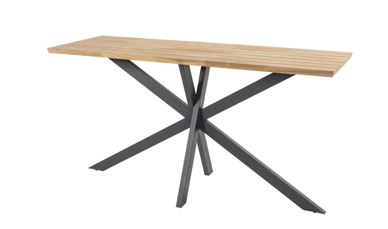 Taste Prado bartafel 200x70cm alu -teak