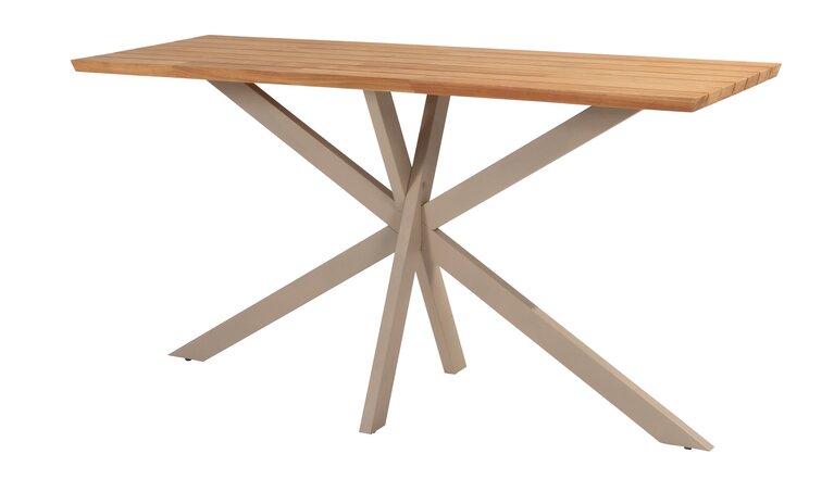 Taste Prado bartafel 200x70cm latte -teak - afbeelding 1