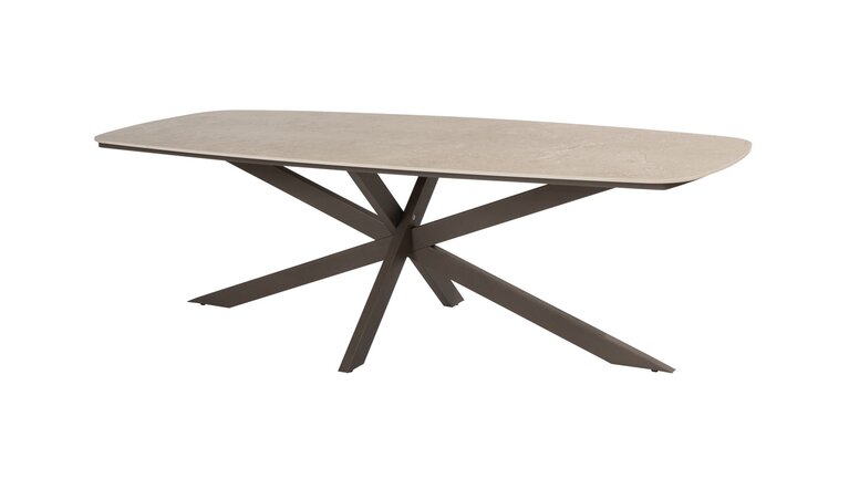 Taste Prado dining tuintafel barrel shape 240x105cm terre