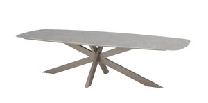 Taste Prado dining tuintafel barrel shape 300x110cm latte - afbeelding 1