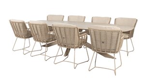 Taste Prado dining tuintafel barrel shape 300x110cm latte - afbeelding 3