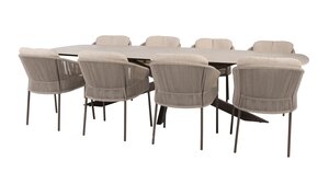 Taste Prado dining tuintafel barrel shape 300x110cm terre - afbeelding 4