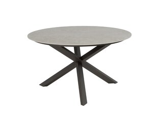 Taste Prado dining tuintafel keramiek rond 130cm terre frame - afbeelding 1