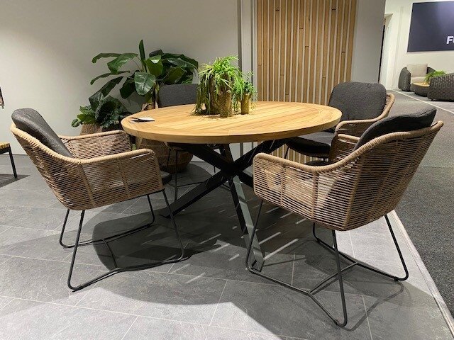 Taste Prado dining tuintafel rond 130cm antraciet - afbeelding 3