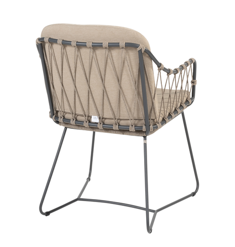 Taste Prego dining tuinstoel rope taupe - afbeelding 3