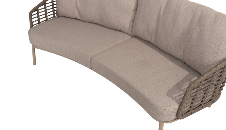 Taste Puglia 6-delige living sofa loungeset incl tafelset en footstool - afbeelding 4