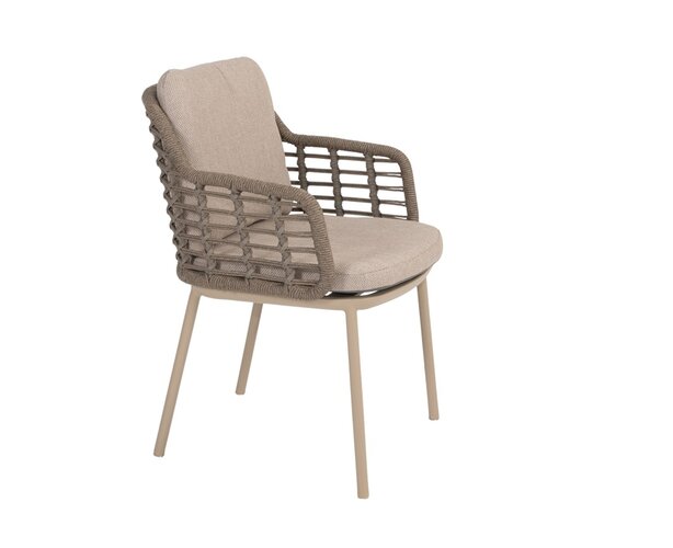 Taste Puglia dining tuinstoel rope latte nog slechts 2 stuks - afbeelding 4