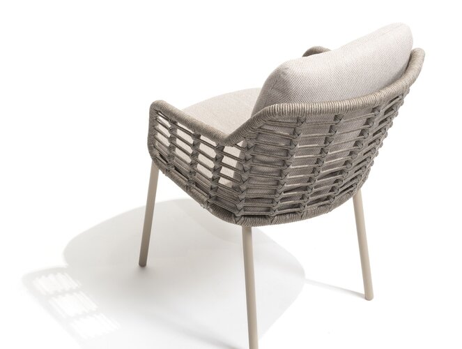 Taste Puglia dining tuinstoel rope latte nog slechts 2 stuks - afbeelding 5