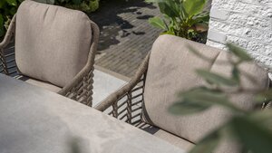 Taste Puglia dining tuinstoel rope latte nog slechts 2 stuks - afbeelding 6