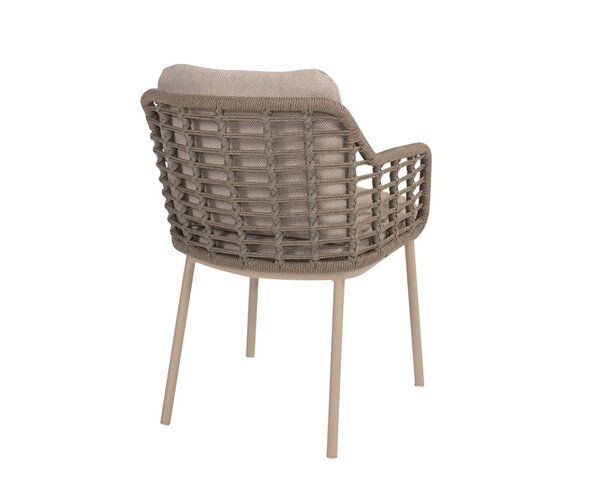 Taste Puglia dining tuinstoel rope latte nog slechts 2 stuks - afbeelding 3