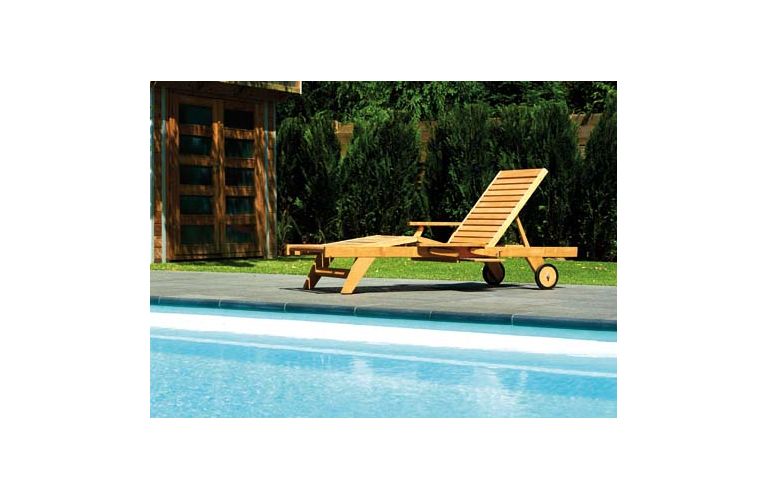 Traditional Teak Leah lounger - afbeelding 2