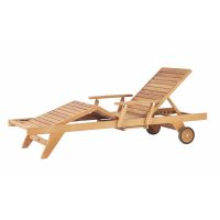 Traditional Teak Leah lounger - afbeelding 4