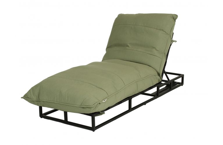 Tiguana sunbrella single lounger Almond showroomverlater - afbeelding 1