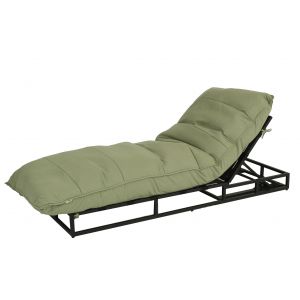 Tiguana sunbrella single lounger Almond showroomverlater - afbeelding 2