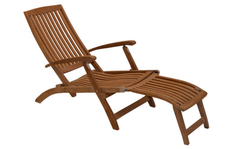 Traditional Teak Alexandra deckchair - afbeelding 1