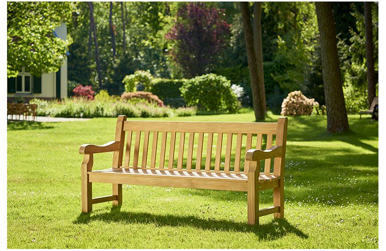 Traditional teak Baron bench 180cm - afbeelding 3