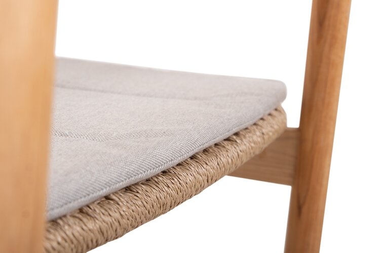 Traditional teak Carmen dining design chair op=op - afbeelding 5