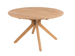 Traditional teak Carmen dining tuintafel rond 150cm teak - afbeelding 1