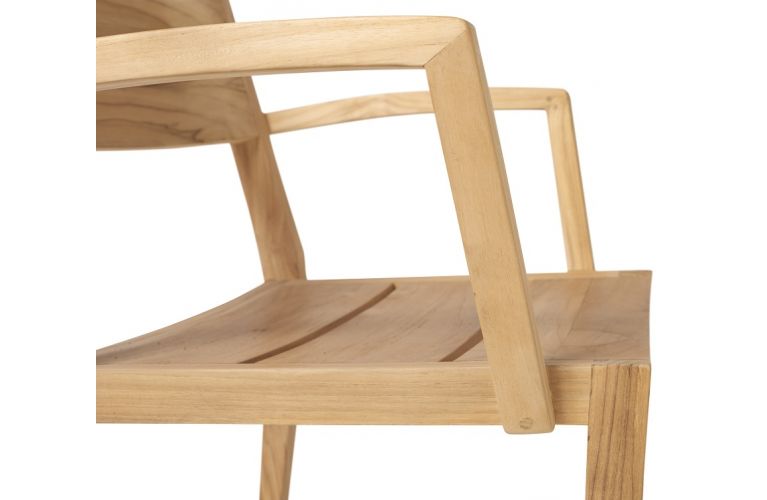 Traditional teak Grace stacking chair - afbeelding 3