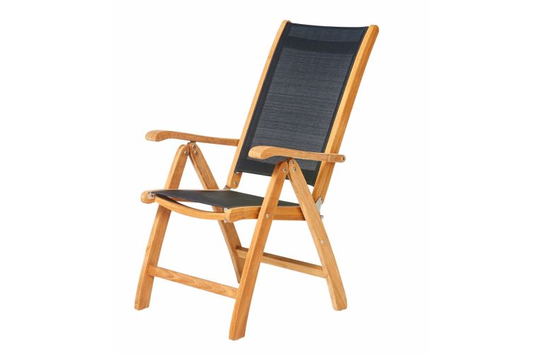 Traditional Teak Kate standenstoel zwart SHOWROOMVERLATER