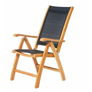 Traditional Teak Kate standenstoel zwart SHOWROOMVERLATER