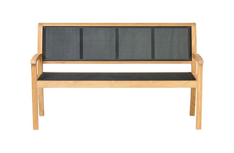Traditional teak Kate tuinbank 150cm black