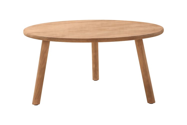 Traditional teak Marcella coffeetable 63cm rond - afbeelding 2