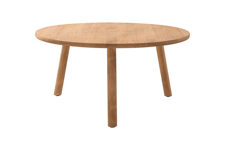 Traditional teak Marcella coffeetable 63cm rond - afbeelding 1
