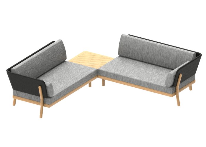 Traditional teak Marcella lounge modular left - afbeelding 5