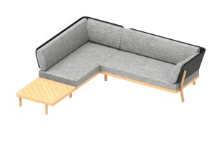 Traditional teak Marcella lounge modular left - afbeelding 6