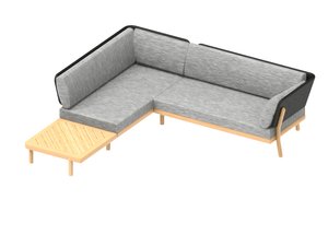Traditional teak Marcella lounge modular right - afbeelding 6