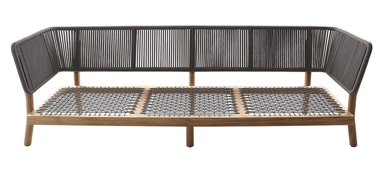 Traditional teak Marcella loungebench - afbeelding 3