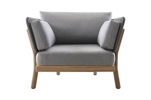 Traditional teak Marcella loungechair  - afbeelding 2