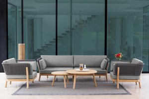 Traditional teak Marcella loungechair  - afbeelding 4
