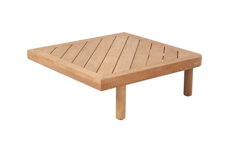 Traditional teak Marcella loungetable / cornerend
