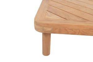 Traditional teak Marcella loungetable / cornerend - afbeelding 2