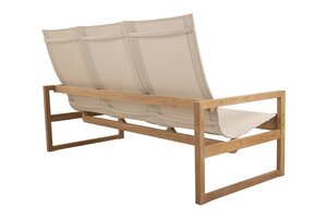 Traditional teak Sofia loungebank teak - batyline linen showroomverlater - afbeelding 3