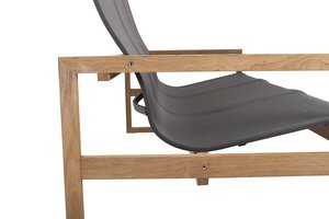Traditional teak Sofia loungebank teak - batyline slade - afbeelding 2