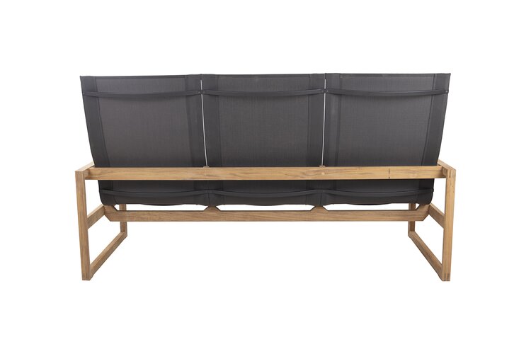 Traditional teak Sofia loungebank teak - batyline slade - afbeelding 3