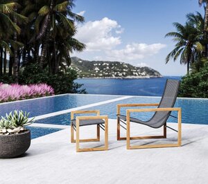 Traditional teak Sofia loungechair teak - batyline slade - afbeelding 4