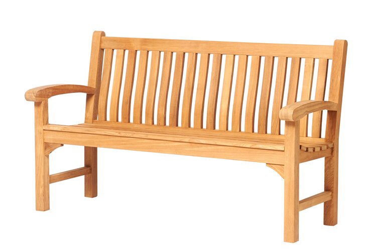 Traditional Teak Victoria tuinbank 3-zits 155cm showroomverlater - afbeelding 1