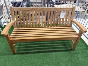 Traditional Teak Victoria tuinbank 3-zits 155cm showroomverlater - afbeelding 1