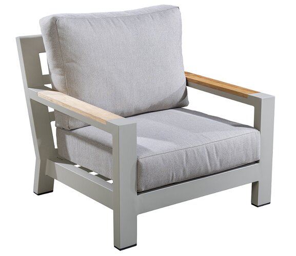 Yoi Bango loungechair salix - flax beige all weather kussenset