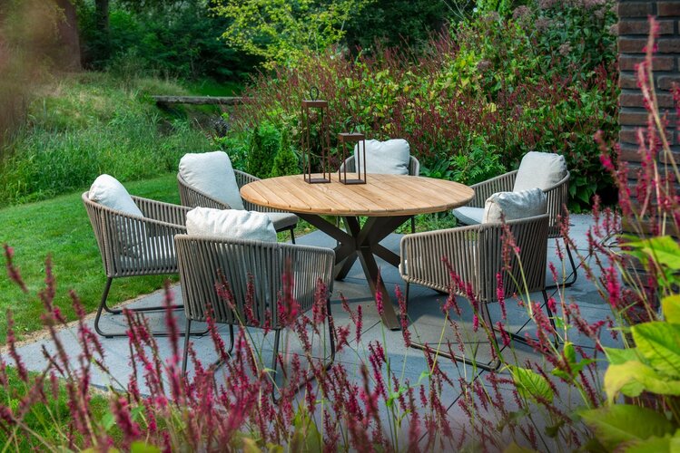 Yoi Calera dining chair bronze toffe belt wool  - afbeelding 4